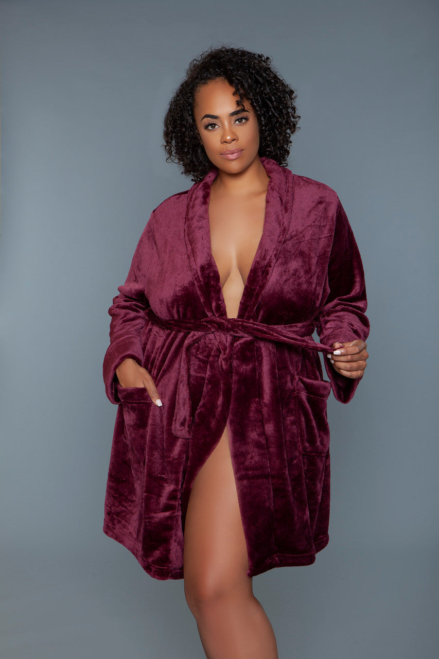 Kaylee Robe Burgundy