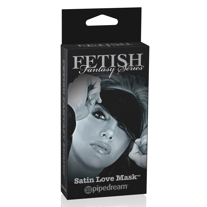 Pipedream Fetish Fantasy Series Limited Edition Satin Love Mask Black