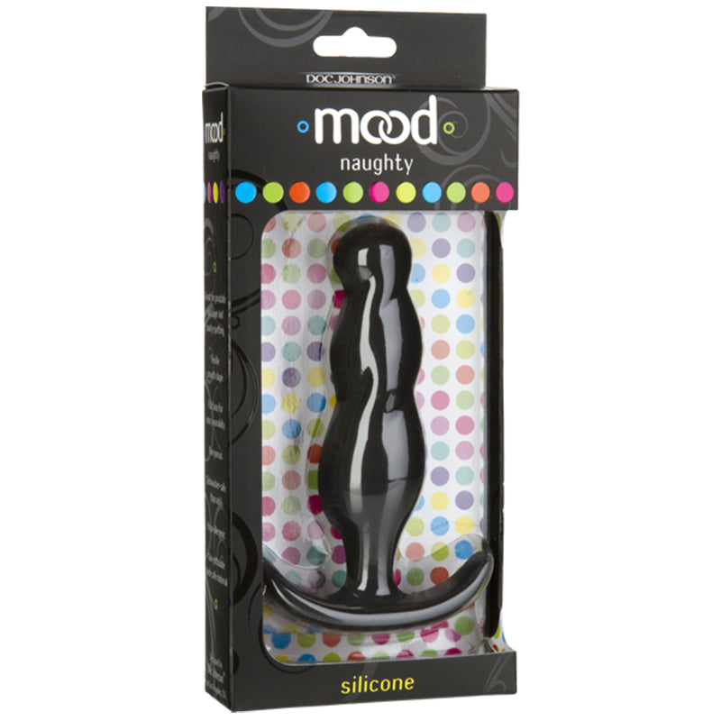 Mood - Naughty 3 - Large Black Silicone Butt Plug