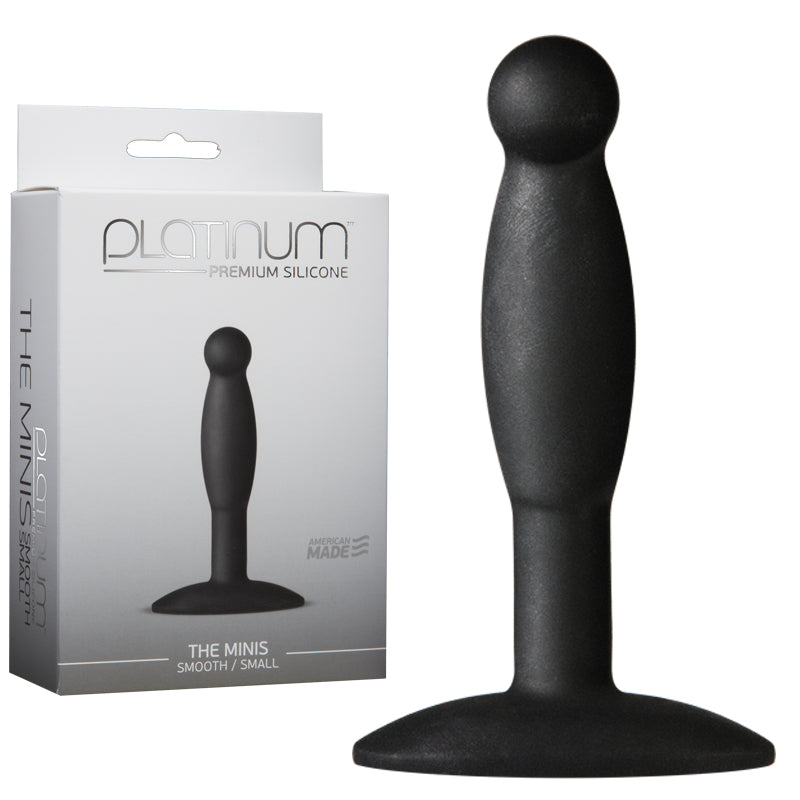 Platinum Premium Silicone - The Minis - Smooth - Small Black