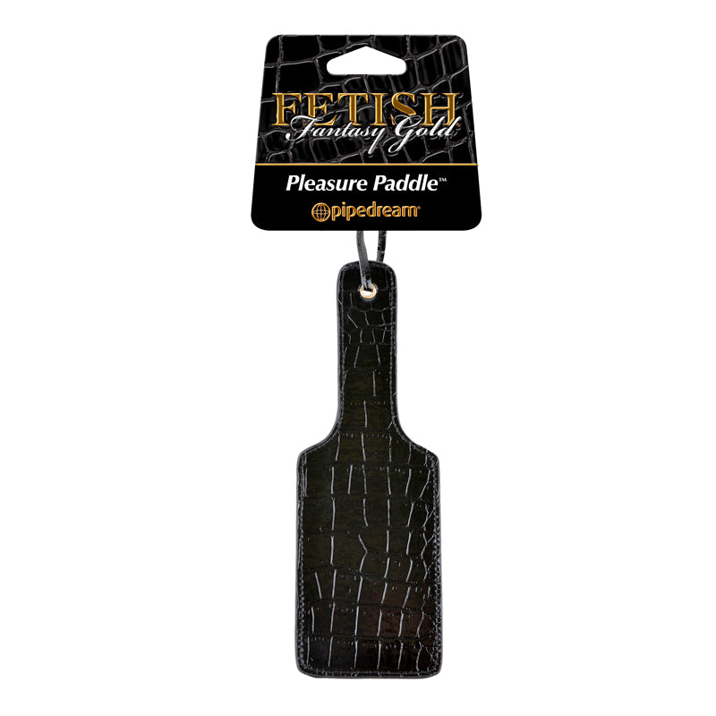 Pipedream Fetish Fantasy Gold Pleasure Paddle Black