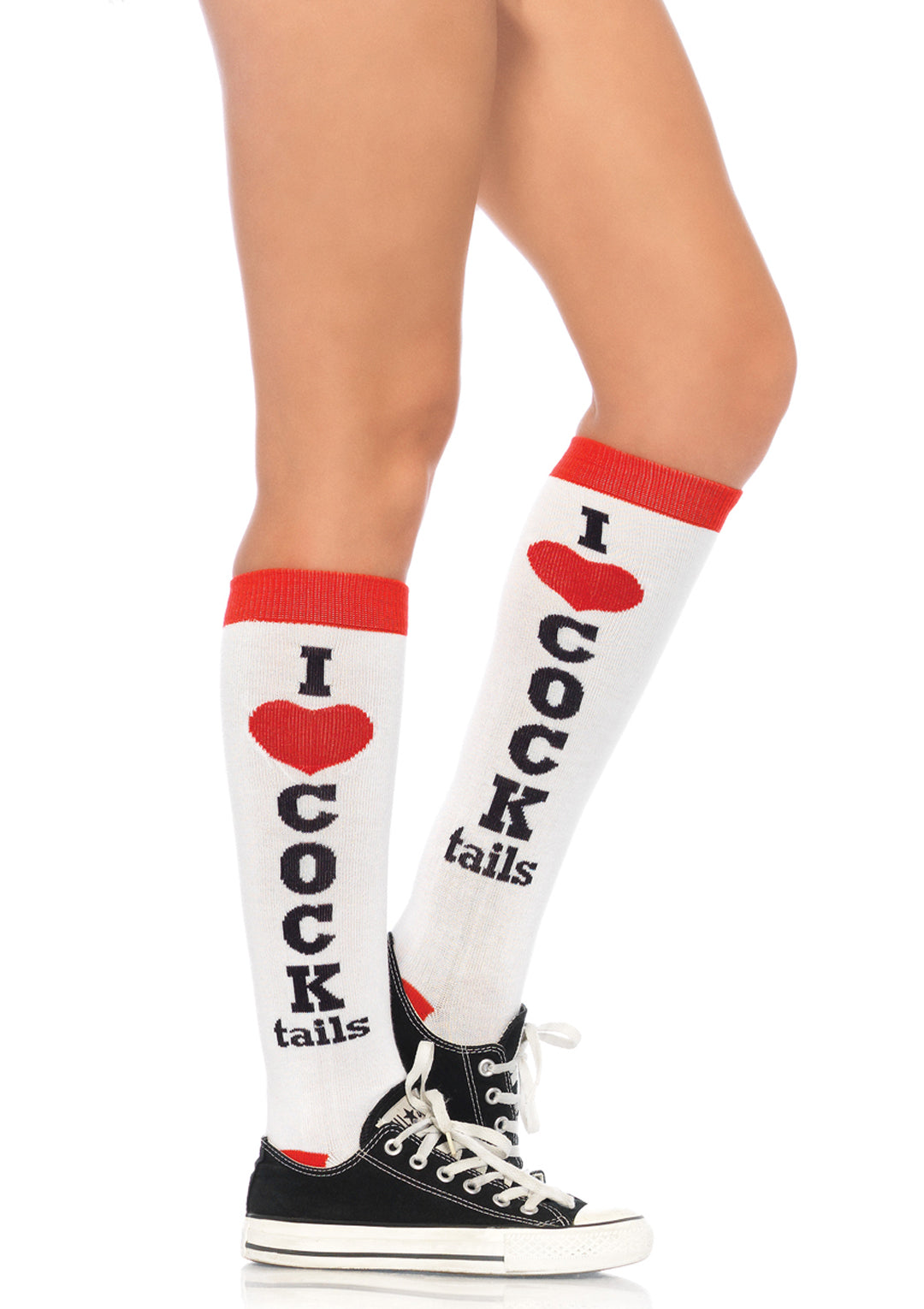 Cocktails Acrylic Knee Socks