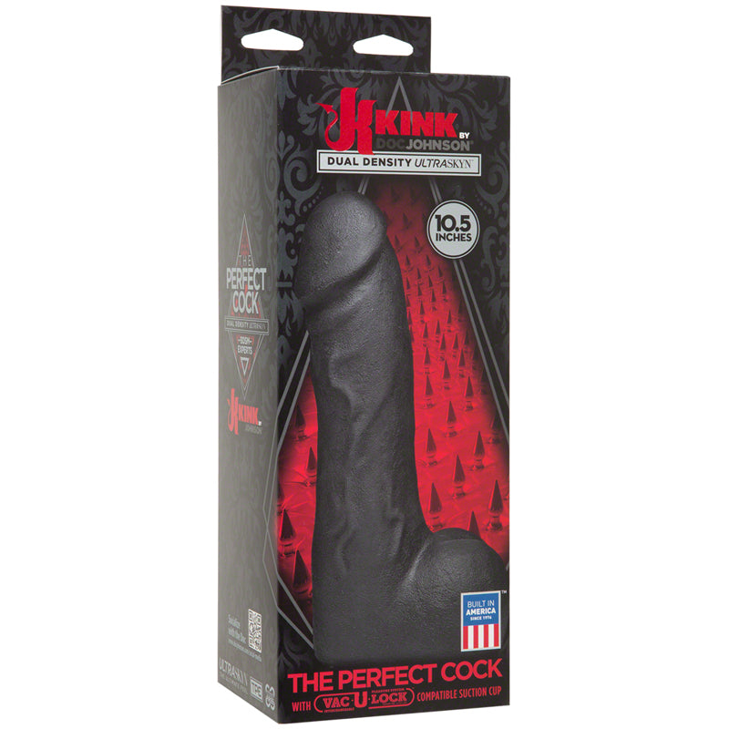 Kink The Perfect Cock Large - 10.5in Black