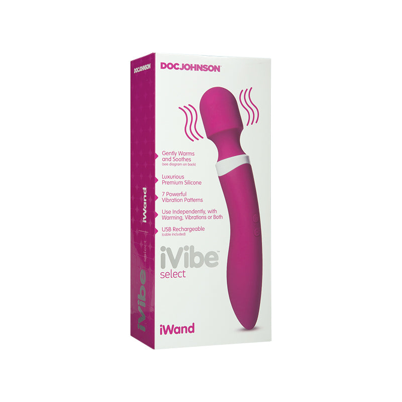 iVibe Select iWand 7 Function With Heating Pink