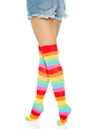 Rainbow Thigh Highs