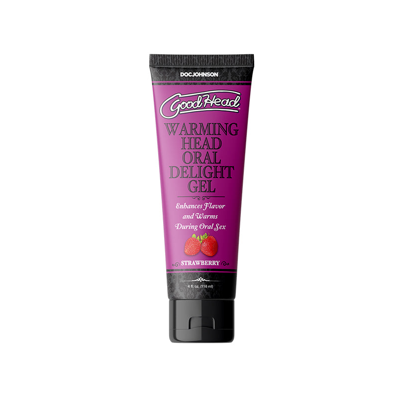 GoodHead Warming Head Oral Delight Gel Strawberry 4 oz.