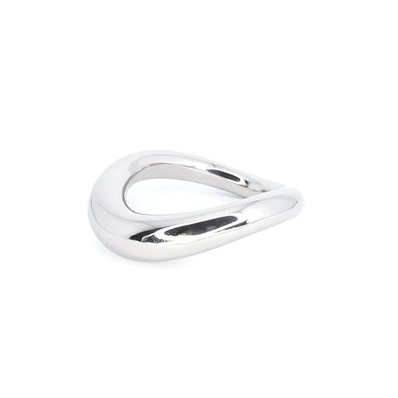 Oxy Ergonomic Cock Ring Stainless Steel 1.6 in.