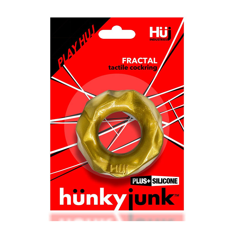 Hunkyjunk Fractal Tactile Cockring Bronze