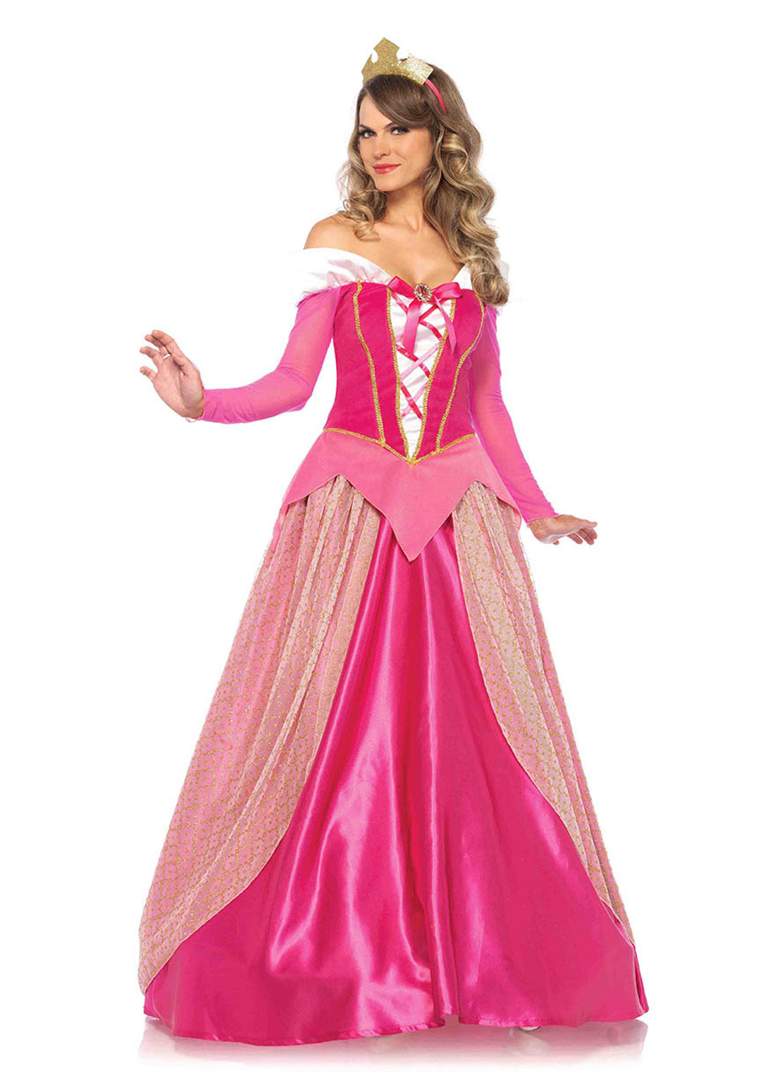 3-piece Sleeping Princess,satin Long Ball Gown