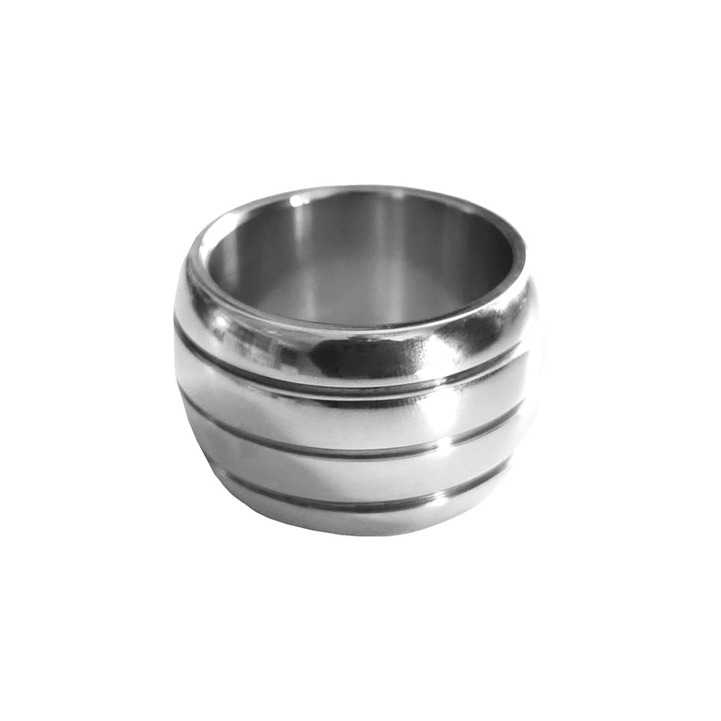 Rouge Stainless Steel Round Cock Ring 45mm By 45mm