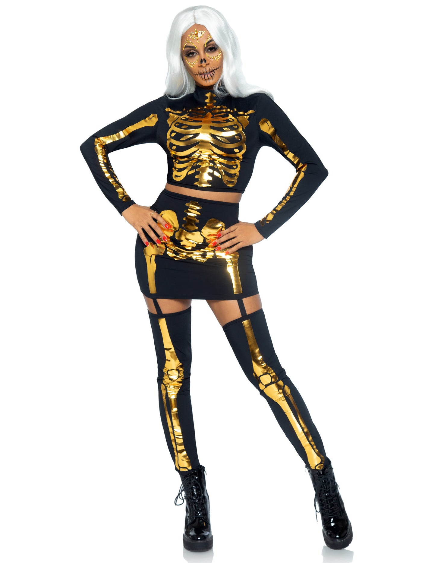 2-piece Golden Skeleton