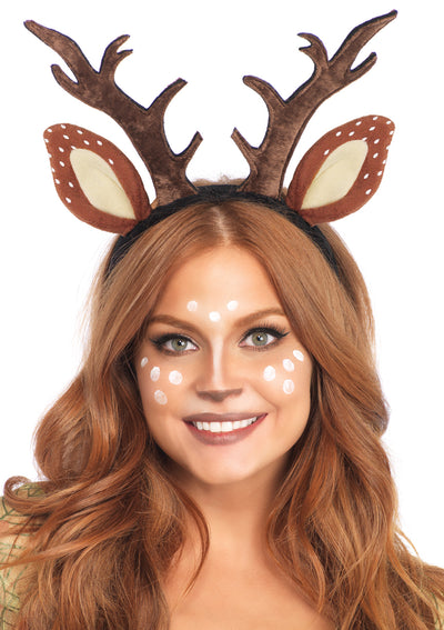 Fawn Ear Antler Headband