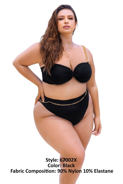 Two Piece Swimsuit Color Black