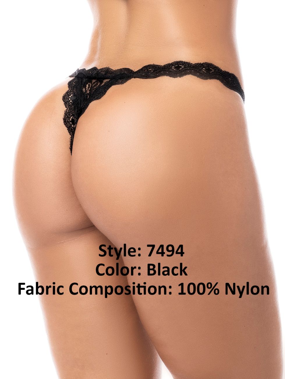 Babydoll With Matching G-String Color Black